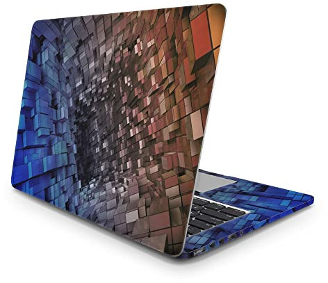 Sticker Master Abstract 3D Laptop Vinyl Sticker Skin Cover 13 14 15 Inch Notebook Decal for MacBook Asus Acer Hp Lenovo Huawei Dell Ms Toshiba 14 inch (35x26 cm)