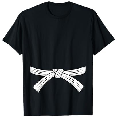 Judogürtel weiß Gürtel Judo 6. Kyu Obi, Jiu-Jitsu, Aikido T-Shirt