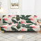 DOTBUY-SHOP Sofabezug Ohne Armlehnen, Armlose Sofabettüberzug, Stretch Weich Antirutsch Spandex Palmblattdruck Sofa Schutz Schonbezug für Klappsofa Bett ohne Armlehnen (Schmetterling,190-230cm)
