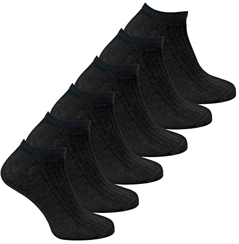 Kids 100% Cotton Ankle Socks | Sock Snob | Low Cut Trainer Socks for Boys & Girls