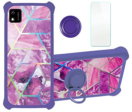 Coque pour Konrow Sweet 5 Etui Compatible avec Konrow Sweet 5 Étui pour téléphone Portable Cover [avec Protecteur d'écran en Verre trempé][Lumière réfléchie colorée] IMDZ-ZS