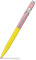 Caran d'Ache 849 PAUL SMITH Kugelschreiber in der Farbe: Yellow/Rose Pink, Aluminium, Goliath Mine in Schwarz Medium, Länge: 12,5cm, NM0849.341