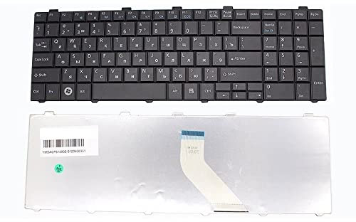 YANHAO [Laptop-Tastaturen] Russische Tastatur for Fujitsu Lifebook A530 A531 AH530 AH531 NH751 AH502 A512 RU Schwarze Laptop-Tastatur