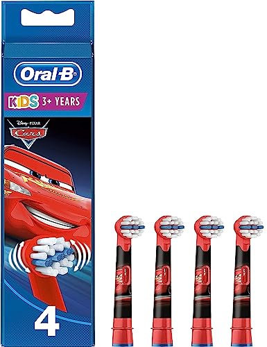 Oral-B Stages Power Cars Zahnbürstenköpfe für Kinder, 4 Stück