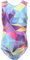 FINGER TEN Gymnastikanzug Mädchen Kurzarm Langarm Kinder Ballettanzug Gymnastik Training Gymnastikbody Trikotanzug Tanz Kleid (Bunt, Tag 6A (5-6 Jahre))