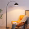 Schwarze Bogen Stehlampen Für Wohnzimmer - Dimmbare Bogen Stehlampe Mit Fernbedienung & 2700-6000K, Moderne Bogen Stehlampe, Industrielle Hohe Lampe Für Schlafzimmer Lesen