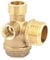 ZAWELIYO Air Compressor Check Valve, 20 * 16 * 10mm 3-Way Air Compressor Valve for Tube Connecting and Compressor Piston Pump