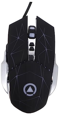 DOITOOL Ratón para Juegos con Cable Clic Silencioso Y Led de Respiración 3200 dpi dpi Ajustable para Jugadores