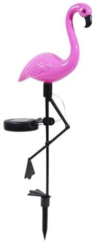 Syfunlv Lampe Solaire Exterieur Jardin, Lumière Solaire de Jardin de Flamant Rose, étanche IP55, lampe solaire LED Flamingo,52,5 x 22 x 6,5 cm, Solaire Pathway Lumière,Cadeau Femme.