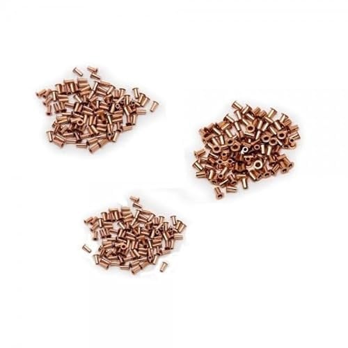 375pcs 0.6mm/0.8mm/1mm Double Sided PCB Metal Hole Copper Rivets