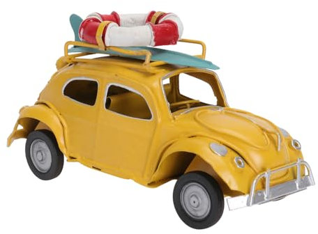 WOONEKY Modellautos Vintage Metallkunst Auto Tischdeko Retro Tischornament Für Stilvolle Desktop Dekoration Ideales Und Blickfang Für Jeden Jugendgeldgeschenk