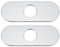 Briny River 2X Couvercles de Trou de Robinet D'évier de Cuisine en Acier Inoxydable 304 pour évier de Cuisine à 1 Ou 3 Trous 160 X 35 X 6 Mm