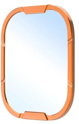 Wtukmo Marco de cristal de Metal de acero inoxidable para Apple Watch Ultra 1, 2, 49mm, Protector de carcasa de marco de parachoques para iWatch Series SE 9 Ultra2(Orange)