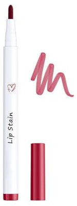 Lip Stain, Lip Tint Pen, Cream Glide Lip Liner, WaterproofMoisturizing Long Lasting Colour Lip Marker, Lightweight Hydrating Matt Lippen Liner Pen With 6 Colors To Choose (#01, 1.7ml)
