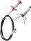 1 x déboucheur de canalisations professionnel 90 cm fil déboucheur de vidange solide et flexible pince télescopique flexible pour salle de bain et cuisine