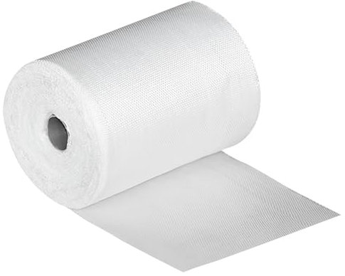 Ruban en Tissu de Fibre de Verre 10CM*30M,ESYFOR Ruban en Fibre de Verre Isolation Ignifuge Imperméable Tissus Fibre de Verre pour Sur Tous Supports Bois Métal Plastique (Non Collant)