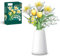 Ebortsin Flower Bouquet Building Set, Artificial Flowers Botanical Collection Building Block for Adults, Tulip Home Decor for Women Girls, Compatible with L*** Flowers, Vase not Included