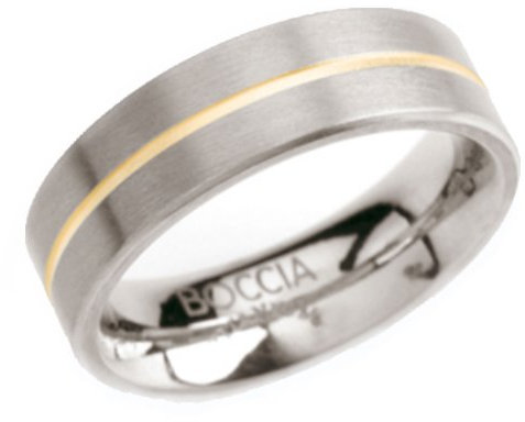 Boccia Damen-Ring Titan Bicolor Gr.58 0101-0358