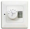 Pepeo interruptor de pared para ventilador de techo con luz, montaje empotrado, apto para todos los fabricantes