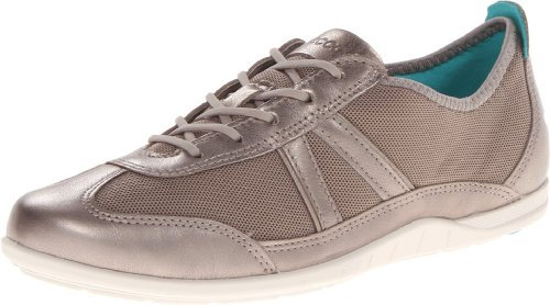 ECCO Bluma Lace Up - Zapatos de cordones para mujer, color Gris (Moonrock/Moonrock 55294), talla 37 EU