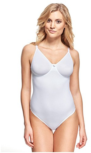 Susa Body ohne Bügel Topsy/Body Shapewear Damen stark formend/Mieder für Frauen/Softer Bodysuit mit Shaping Effekt/Formt Taille, Bauch und Po