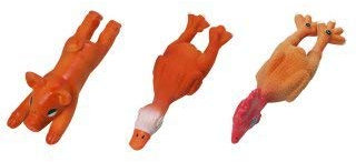 Karlie Flamingo 503885 Ferkel Ente oder Huhn aus Latex +/- 13 x 4 x 4cm