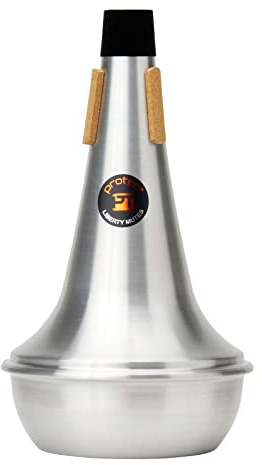 Protec Aluminum Straight Mute for Large Bore Tenor Trombone, Model ML106