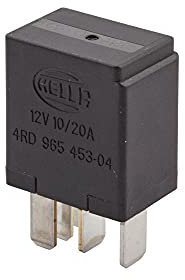HELLA 4RD 965 453-041 Relais, Arbeitsstrom - 12V - 5-polig - Schaltbild: W2 - Stecker: C1 - Wechsler - ohne Halter