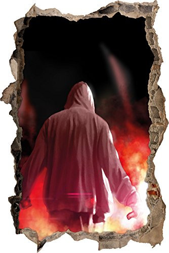 Sam Denmark Pyro, 3D Wandsticker Format: 62x42cm, Wanddekoration