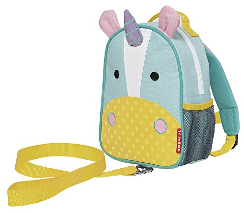 Skip Hop 212265 ZOO let Unicorn - Kinderrucksack mit Leine, Einhorn, mehrfarbig