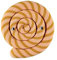 OyOy Mini Lollipop Cushion Caramel - Süßes Rosa Hellbraun Gestreiftes Baby Kinder Kissen Kuschelkissen und Schmusekissen - Baumwolle Durchmesser 30 cm