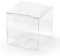 10 Stück Geschenkboxen Würfel aus Transparenter Kunststoff Schachtel Tischdeko