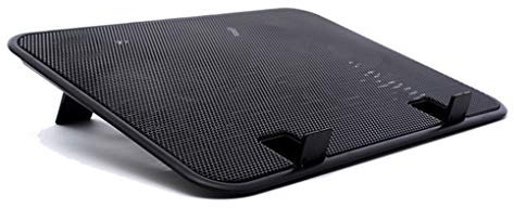 rongweiwang 14 Laptop Cooler 5V Dual Fan USB External Laptop Cooling Pad Thin Stand High Speed Silent Metal Panel Fans