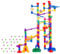 Marble Genius Marble Glow Run Race Track Set Glühen im Dunkeln (200 Stück) STEM pädagogische Baustein Spielzeug, App Zugang & Voll Farbe Bedienungsanleitung, großes Geschenk für Kinder, Super Set