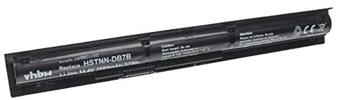 vhbw Batterie Compatible avec HP ProBook 450 G3 (V6D99AV), 450 G3 (V6E00AV), 450 G3 (V6E01AV) Ordinateur Portable Notebook (2600mAh, 14,4V, Li-ION)