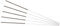 rongweiwang 5pcs 3D-Drucker Düsenkopf Reinigungsnadel Edelstahl Düsenreinigungsnadel Reinigung Stahl Extruder Kopfreinigung Werkzeug, 0,2 mm, Silber