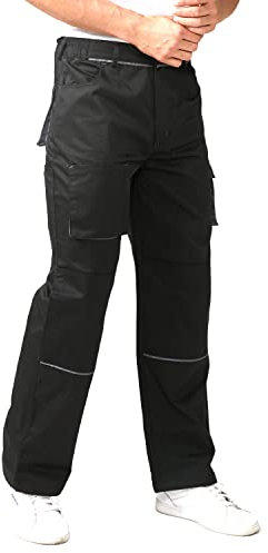 MISEMIYA Travail Bz-888 Pantalon d'utilité Professionnelle, Noir, 38 Homme
