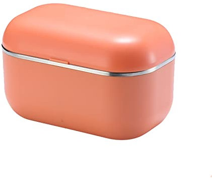 XHTONGSH Electric Lunch Box,Portable Food Heater,Heating Insulation Lunch Boxes,Removable Stainless Steel Container,Seals Leak Proof,110V-240V (Color : Orange)