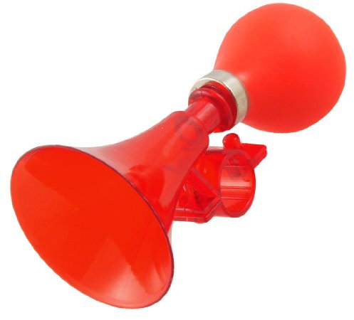 Ruilogod 22mm Dia Lenker Fahrrad Fahrrad Kunststoff Air Horn Trompete Rot