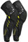 Kuangmi Knieschoner und Schienbeinschützer für Basketball, Wrestling, Fußball, Volleyball, Sport, tägliche Unterstützung, 1 Stück (Schwarz/Gelb-Paar, Größe M)