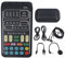 Carte Son de Changeur de Voix, 8 Effets Sonores 8 Sons Différents Carte Son en Direct pour la Diffusion en Direct Mélangeur Audio Réglable pour Les Jeux pour Téléphone,