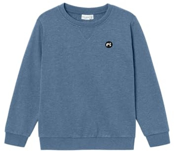 NAME IT Jungen Nkmvimo Ls Bru Noos Sweatshirt, Coronet Blue, 134-140 EU