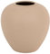 Atmosphera - Vase Boule rily céramique Rose Clair h22cm