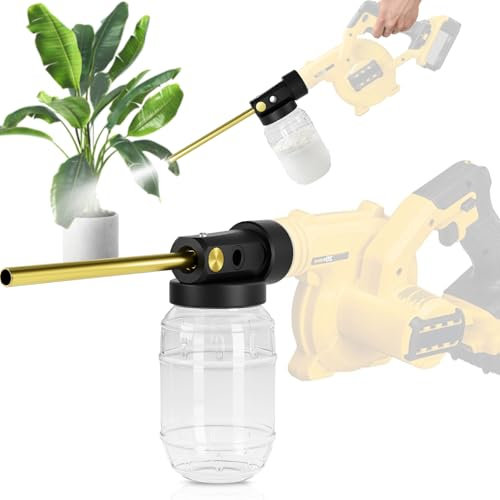 Dinftin Garden Dust Applicator – Diatomaceous Earth Powder Duster Sprayer for Plants and Gardens, Perfectly Compatible for DeWalt 20V Blower DCE100B（Machine not Included）
