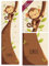 Kinder - Affe Affenbaum Dschungel Affen Messlatte mit Namen - 50-110 cm - Holz