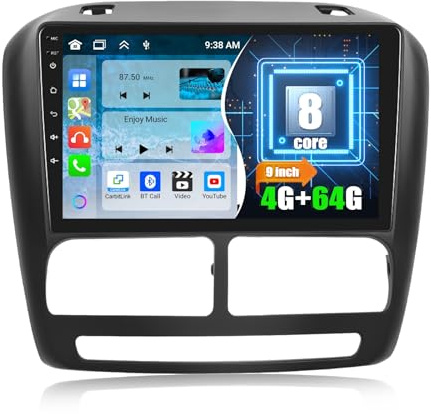 4G+64G 8Core CAMECHO Android 13 Autoradio per FIAT DOBLO 2010-2015/COMBO 2011-2018 con Navi Carplay Android Auto,Stereo 2 Din con Schermo da 9 Pollici con Bluetooth RDS 32EQ DSP Mirror Link