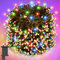 Etopgo Christmas String Lights, 400LED 40M Christmas Tree Lights Indoor & Outdoor Connectable Plug in 8 Modes Twinkle Fairy Lights for Indoor Room Wall Tree Party Wedding Christmas Decoration