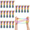 Bofanze 20 Piezas Cuerdas para Juegos de Dedos Cuerda Uerdas para Dedos de Arcoíris Juegos Flexibles Uego de Hilos para Jugar en Casa o al Aire Regalos de Fiesta Cumpleaños de Niños,160cm