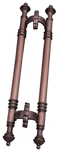 Maniglia antica per porta scorrevole per negozio ufficio ingresso esterno interno maniglia per porta scorrevole con rosa commerciale bar push pull maniglia 60 cm