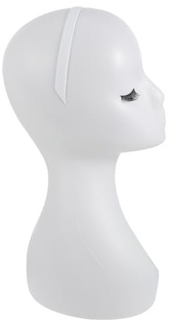 Healeved 1pc Pp Resin Display Model for Hats Wigs and Hair Accessories Versatile Cosmetology Tool for Salon and Home Use for Practicing Hairdressing Skills and Creative Play